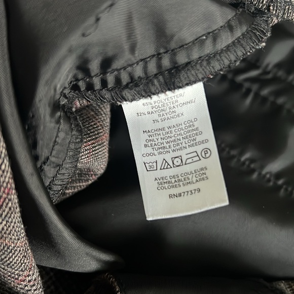 Plaid Ann Taylor dress pants - Picture 5 of 6